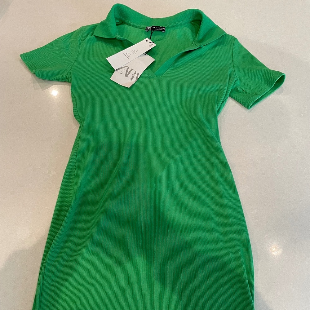 New With Tags: Zara Green Dress (No longer sold/Rare)